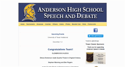 Desktop Screenshot of andersonspeechdebate.org